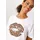 Aniston CASUAL T-Shirt in weiß-hellbraun-schwarz-braun | Gr.: 40/42,
