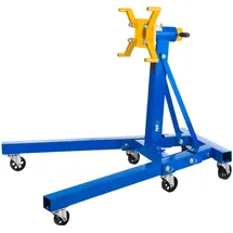 MSW Motorständer 900 kg 6 Rollen 360° drehbar einstellbare Montagearme, Basis in A-Form - Motorheber
