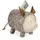 Relaxdays Sparschwein Baumrinde 13 x 9 x 16,5 cm