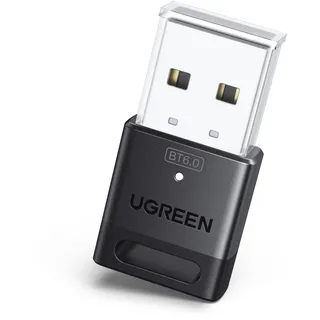UGREEN Bluetooth 6.0 Adapter Dongle für PC, USB Bluetooth Stick für Maus, Tastatur, Kopfhörer, Handy, Controller, nur für Windows 11/10/8.1