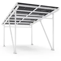veska Solar-Carport EcoPort 5000Bi 5,60 x 3,70 m weiß