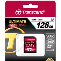 Transcend SDXC 128GB Class 10 UHS-I 600x