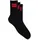 Hugo Rib Label 10267340 Socken 3 Paare Black 39-42