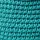 Homescapes Gestrickter Aufbewahrungskorb 37 x 37 x 21 cm Petrol/Blau