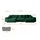 altdecor Ecksofa U-Form mit Schlaffunktion 3-Sitzer Grün
