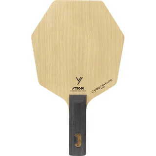 Stiga Cybershape Wood Tischtennis Holz – Tischtennisholz aus Holz mit exklusiver Cybershape-Form - Classic