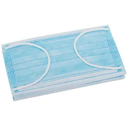 MUNDSCHUTZ M.OHRBÜGEL latexfrei blau 50 St