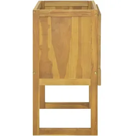 vidaXL Badschrank 90x40x75,5 cm Massivholz Teak