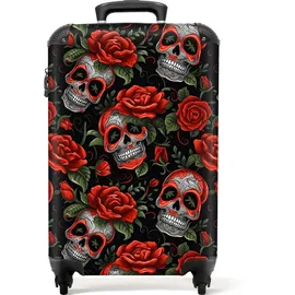 noboringsuitcases 4-Rollen Cabin 55 cm / 36 l rot/ floral