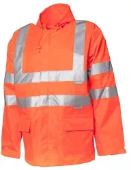 Planam® Warnwetterschutz Regen-Jacke UNI, uni orange 2061 , 1 Stück, Größe: L
