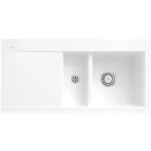 Villeroy & Boch Subway 60 flat rechts weiß alpin + Handbetätigung