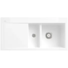 Villeroy & Boch Subway 60 flat rechts weiß alpin + Handbetätigung