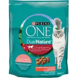 Purina One Dualnature Cranberry Katzenfutter Lachs als erste Zutat 750 g