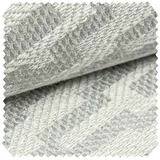 novely® Stoff exquisit ATTRACTO Polsterstoff im Leinen-Naturlook, Schwer Entzündbar, Robust, Abriebfest, Meterware, 1lfm grau