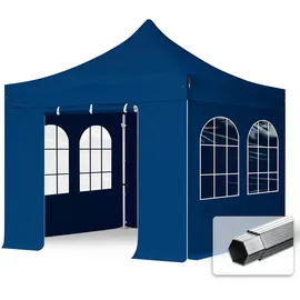 TOOLPORT Faltpavillon Professional ALU Pavillon Partyzelt in blau