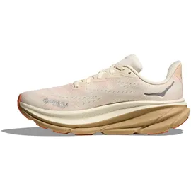 HOKA Clifton 9 Damen Beige / Rot 38