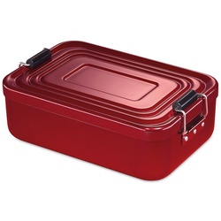Küchenprofi Lunchbox KÜCHENPROFI Lunchbox Rot 23 cm x 15 cm, Aluminium