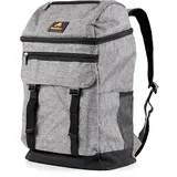 CampFeuer Kühlrucksack 20l grau | leicht und wasserdicht | 20 Liter Isoliertasche für BBQ, Camping, Strand und Outdoor Aktivitäten | Kühltasche Rucksack isoliert, Insulated Cooler Bag