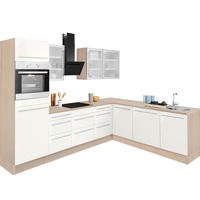 OPTIFIT Winkelküche »Bern«, Stellbreite 285x225 cm, wahlweise mit E-Geräten weiß