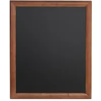 Securit Kreidetafel, 50 x 60 cm, Lackfinish, Dunkelbraun