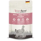 Venandi Animal Katzennassfutter Kitten Huhn 24 x 125 g