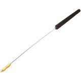 Neustanlo Professional Heizkörperbürste 2.0 aus extra weichen Ziegenhaar Schwarze Borsten, Kunststoff ummantelter Edelstahldraht 120 cm lang