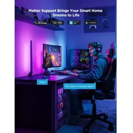 Govee AI Sync Box 2 Smart PC Beleuchtungsset 27-34" - LED-Panels
