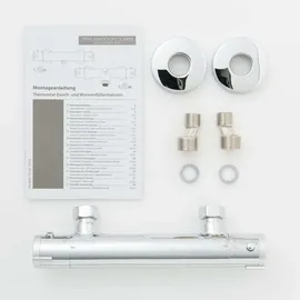 Schütte London Duschthermostat 5,5 cm Chrom/Messing