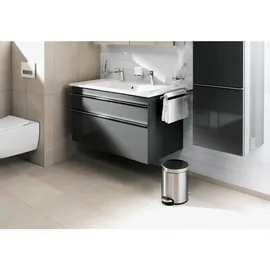 Durable Treteimer 5 l metallic silber