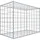 Gabiona Gabione 100 x 50 x 70 cm