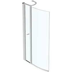 Ideal Standard Connect Air Duschwand E1137EO Glas, mit Tür, beidseitig verwendbar