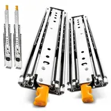 CUPLES 1000-2000mm Vollauszug Schubladenschienen, Mit Verriegelungsfunktion Schwerlastauszüge, 220kg Tragfähigkeit, 2 Stück Kugelführung (Size : 2000MM(80in))