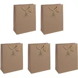 Sigel Geschenktüten Christmas with apples Motiv 26,0 x 33,0 cm, 5 St.