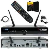 AC-Sat-Corner Octagon SF8008 Supreme UHD 4K PVR H.265 E2 Linux Dual WiFi DVB-S2X & T2C Combo Receiver inkl. 1TB USB Festplatte