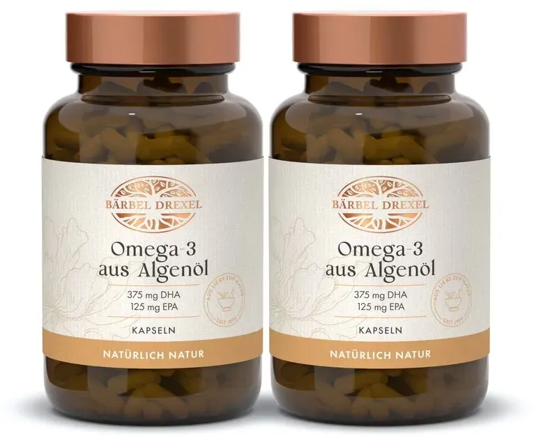 Omega-3 aus Algenöl vegan 500 mg DHA/EPA Kapseln