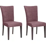 Home Affaire 4-Fußstuhl Aspen Polyester rot 2er Set