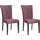 Home Affaire 4-Fußstuhl Aspen Polyester rot 2er Set
