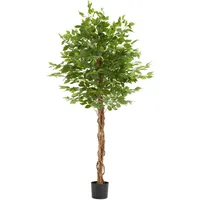 Tectake Künstlicher Ficusbaum Fida, realistische Textur - 180 cm