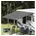 Wasserfeste Plane Grau und Orange 350 cm