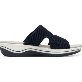 Jana Coshy Original – Die Hallux-freundliche Pantolette 8-27270-43 blau H-Weite