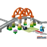 LEGO DUPLO 10426 Eisenbahnbrücke und Schienen – Erweiterungsset