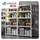 VOUNOT Lagerregal Holz 150x70x30cm braun