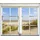 Queence Wandsticker Dünen, Wandsticker, Wandbild, selbstklebend, Dünen, Sand, 3D beige 40 cm x 60 cm x 0,1 cm