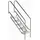 Ideal Edelstahl Modell 08.1 Treppe Miami 139,9 cm x 133,8 cm Edelstahl/ABS