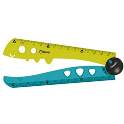Maped Klapplineal »CROC CROC« mehrfarbig