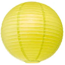 Lampion aus Papier - gelbgrün - 40cm - für E27 Hängefassungen oder Lichterketten