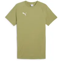 Puma teamEVOSTRIPE T-Shirt - calming green/puma silver/puma white 3XL