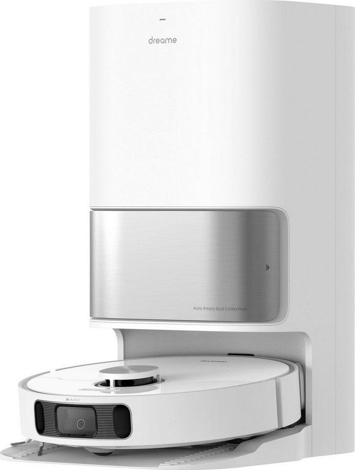 dreame Saugroboter Dreame L10s Ultra: mit Wischfunktion; vollautomatische Basisstation, 55 W, mit Staubabsaug- und Selbstreinigungsfunktion weiß