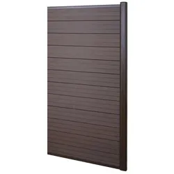 MVG WPC-Sichtschutz »MVG-HA018«, Erweiterungselement schmal, 0,95 m - braun