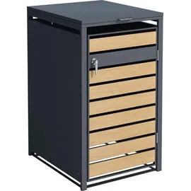 Axi Mülltonnenbox Lucas 80 x 116 cm braun